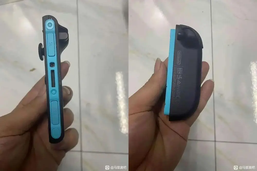 Suposta imagem vazada do novo joy-con do Nintendo Switch 2